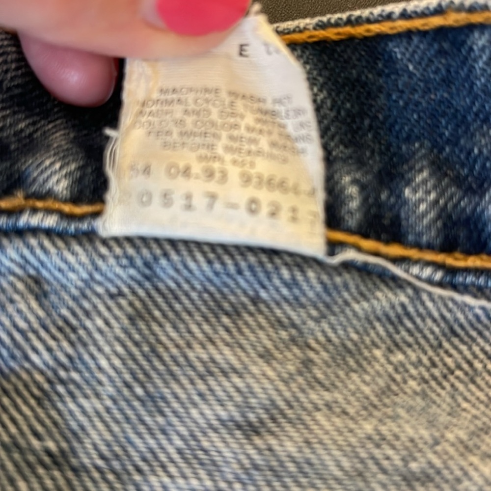 Vintage 1993 Levi’s 517(?) Orange Tab Jeans, 32x30 - Picture 6 of 10
